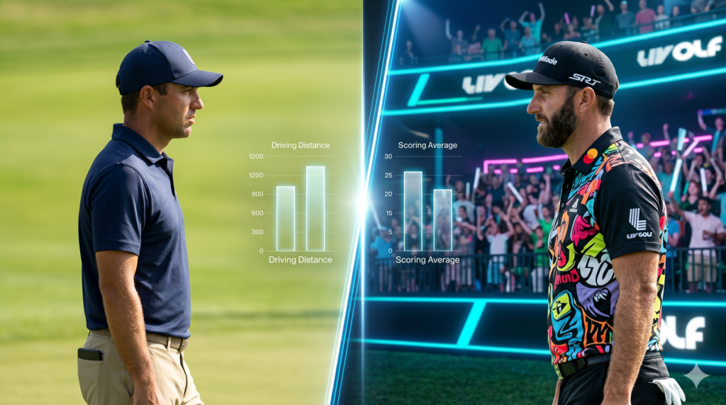LIV vs. PGA Tour: A Head-to-Head Stats Comparison of the Top Contenders This Week