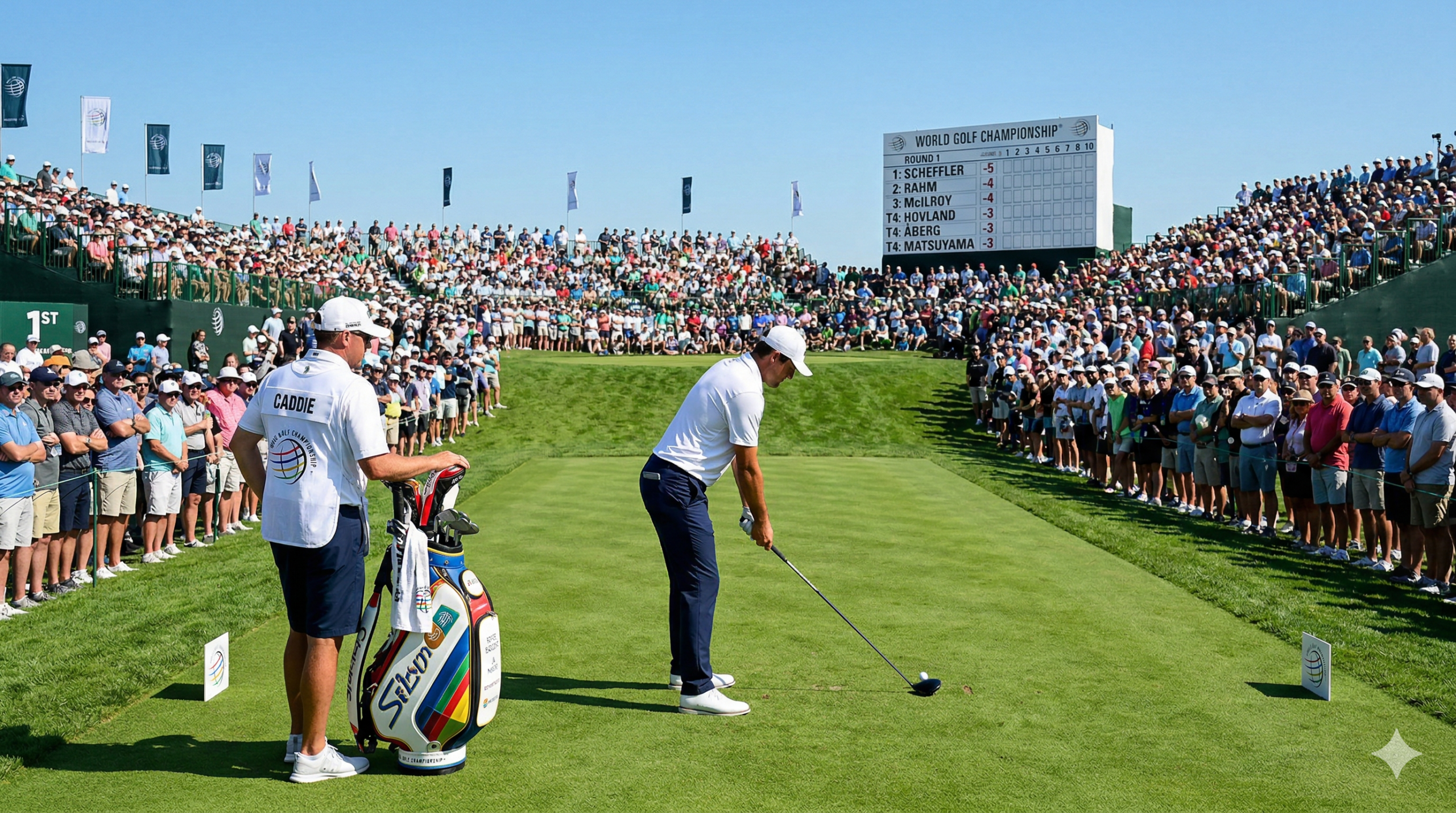 J.J. Spaun during final-round action at the 2026 Valero Texas Open