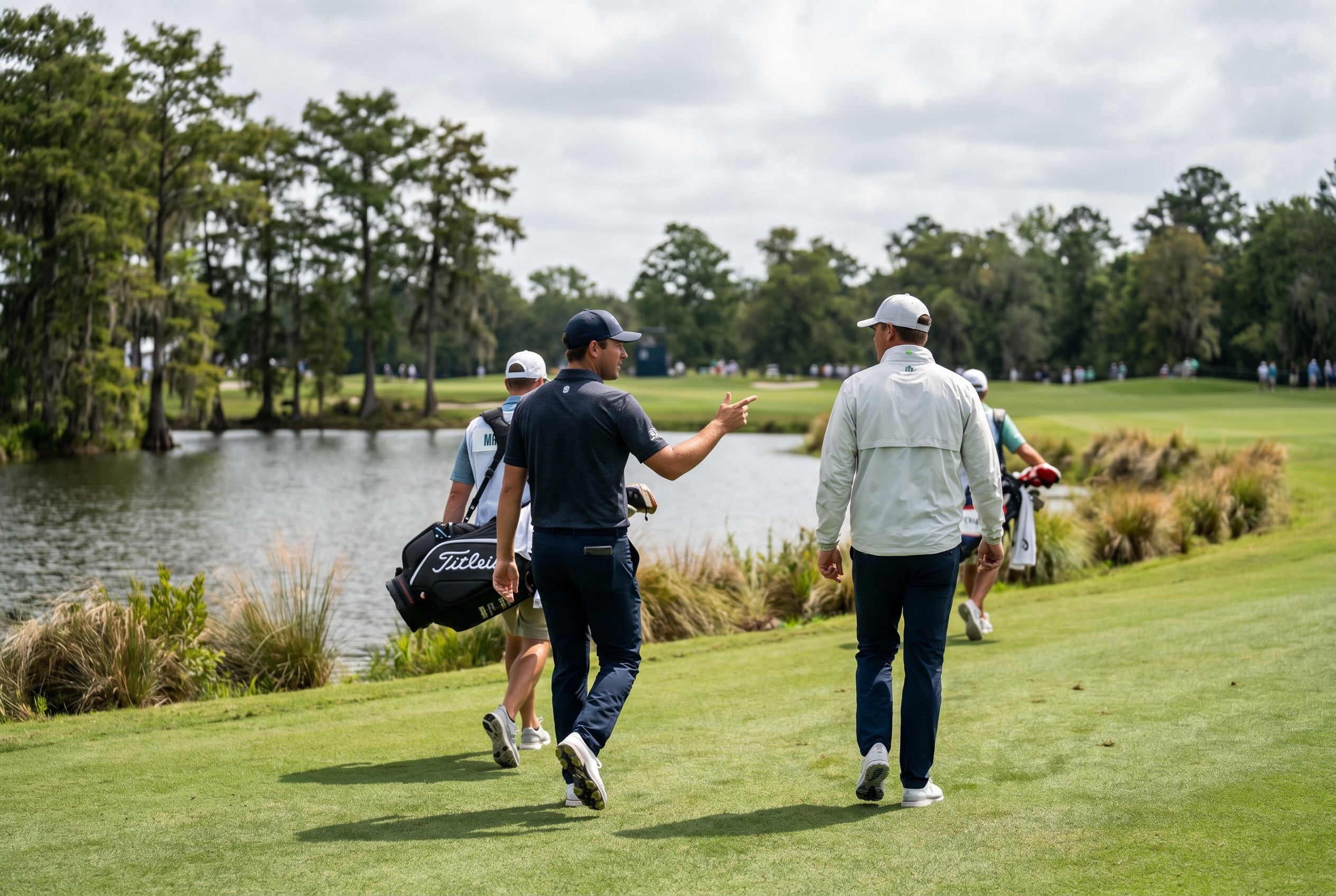 Zurich Classic team golf action image for the field change story